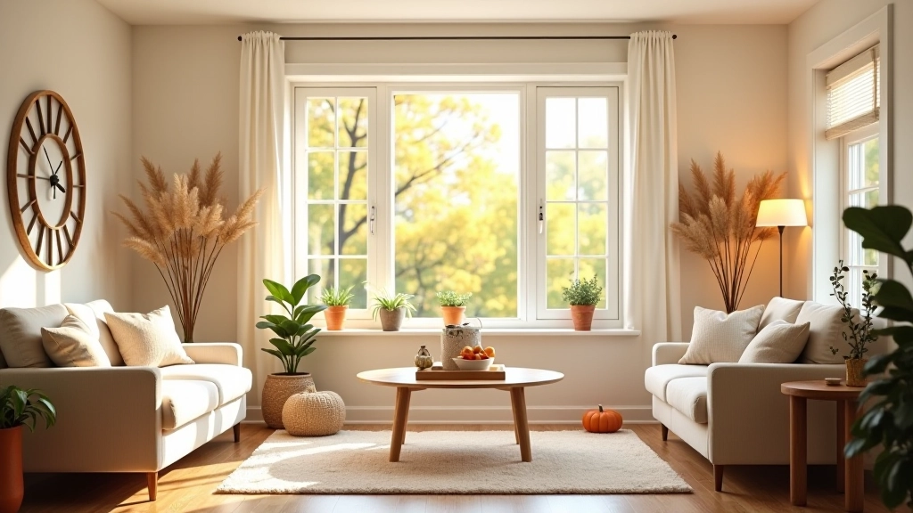 Seasonal home decor transition